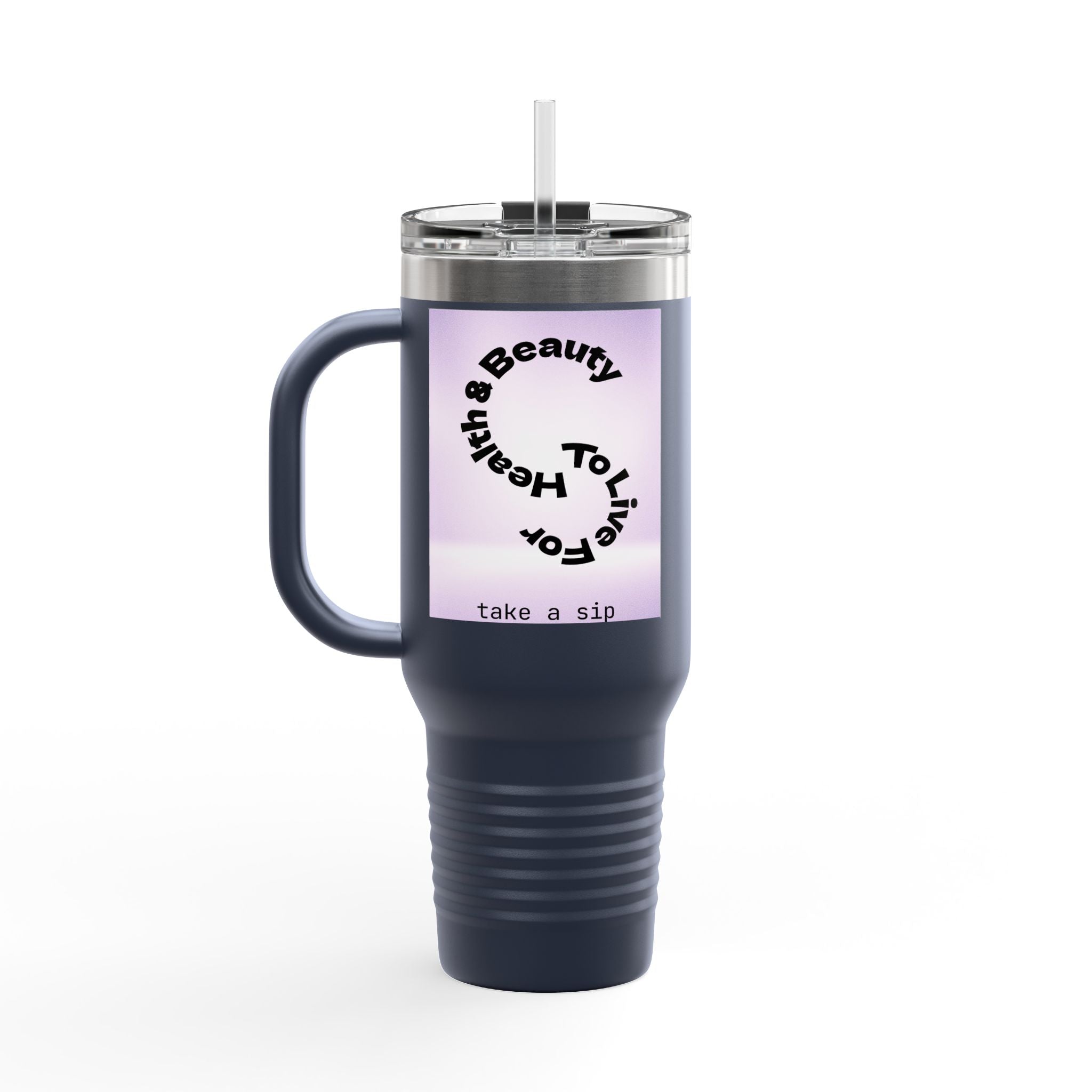 Love Vibes Travel Mug, 40oz
