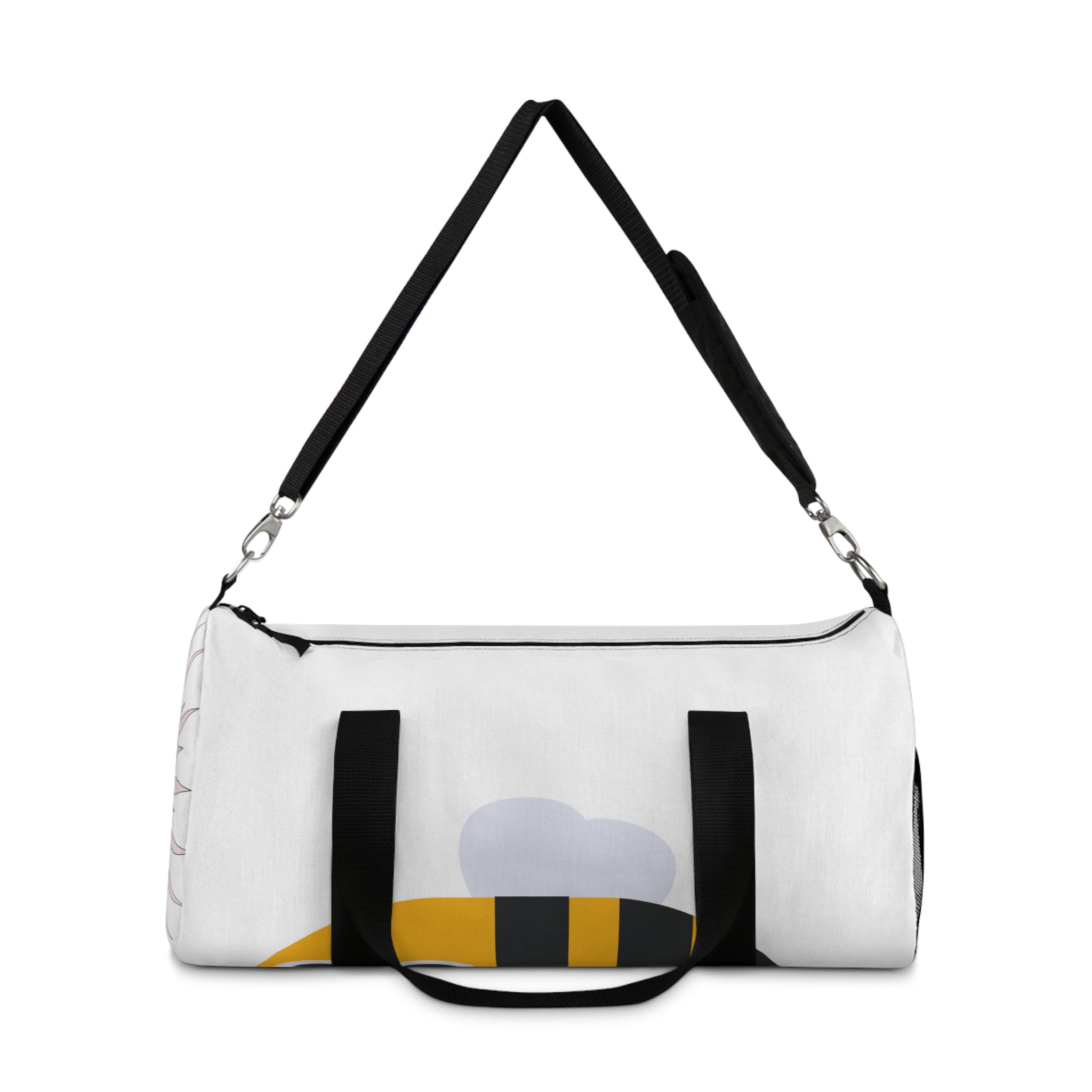 Designer Cute Bee Duffel Bag – Lightweight Travel & Gym Bag with Cartoon Bee Design