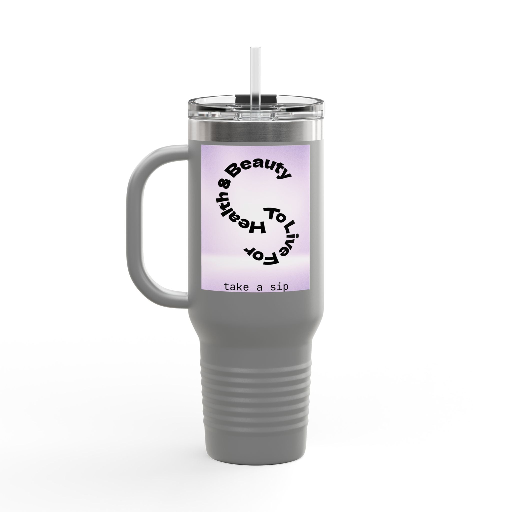 Love Vibes Travel Mug, 40oz