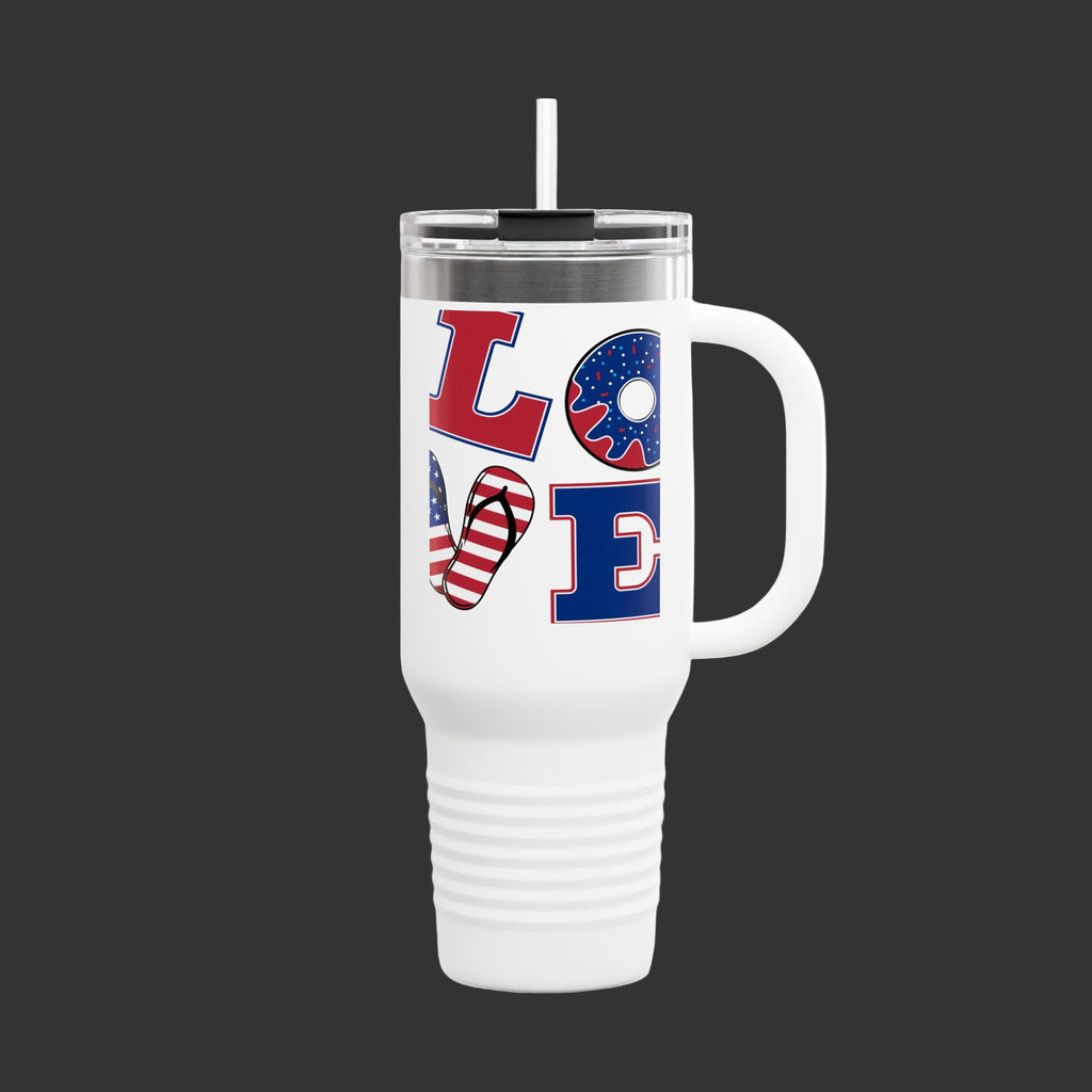Love Vibes Travel Mug, 40oz