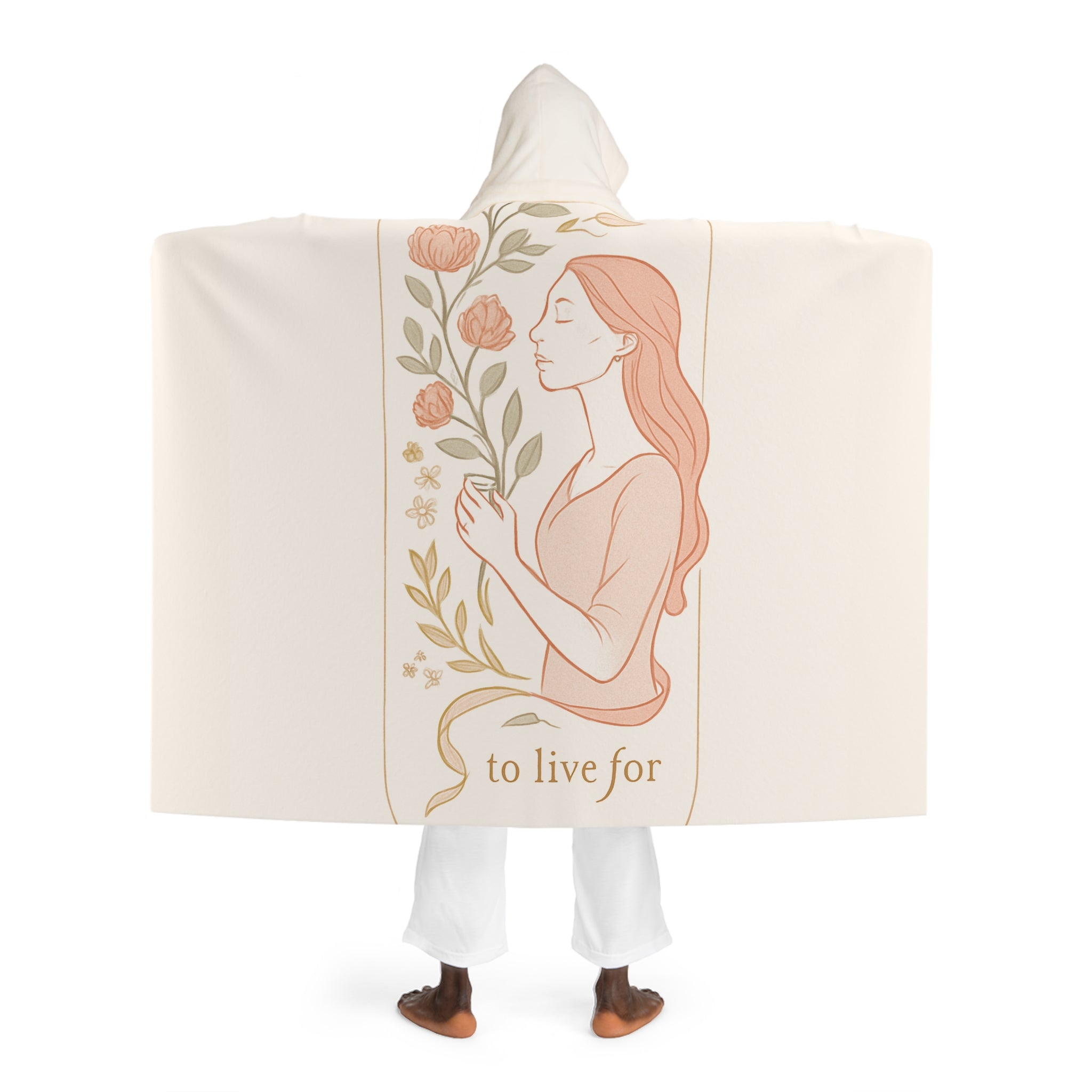 Designer Hooded Sherpa Blanket Cape — Ultra-Soft Fleece Hooded Throw for Cosy Lounging & Gifts